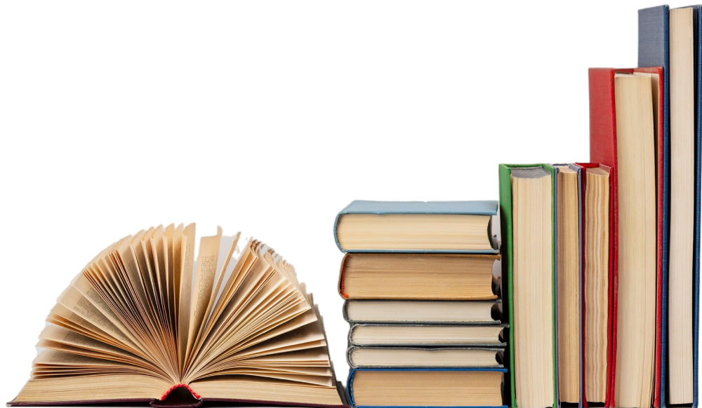 A shelf of books